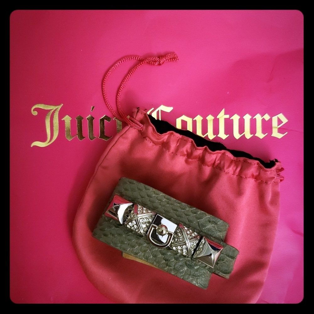 Juicy Couture leather cuff